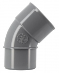 Coude PVC - M�le / Femelle - 45� - Diam�tre 50 mm - Nicoll UCJ4