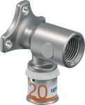 Applique coud�e - S-Press PLUS - 20 mm vers 1/2 - Uponor 1070645