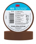 Ruban adh�sif - 3M TEMFLEX 165 - 19 mm x 20 m�tres - Marron - 3M 80473N