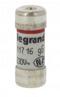Fusible cartouche cylindrique - 10.3 x 25.8 mm - 16 Amp�res - A voyant