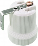 Douille Porcelaine - E27 - Avec m�tal support - Lot de 1 - Bailey 144127