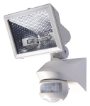Projecteur halog�ne 150 Watts blanc avec d�tecteur de mouvement