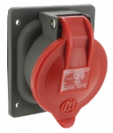 Prise tableau 32 Amp�res 3P+T IP44 rouge - Legrand Hypra EU 52919