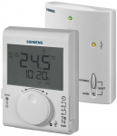 Thermostat ambiance - Grand �cran LCD - Journalier - Kit RF - Siemens RDJ100RF/SET