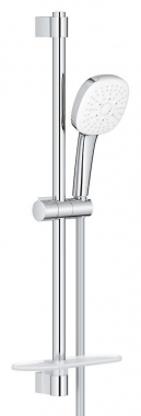 Barre de douche - Grohe Tempesta Cube - 3 Jets - Avec tablette - Chrom� - Grohe 27576003