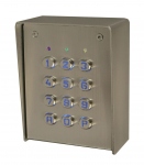 Clavier � code - 2 relais - Touches m�talliques - Saillie - En inox - Acie SU2-SAB-TME