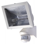 Projecteur halog�ne 500 Watts blanc avec d�tecteur de mouvement