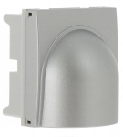 Sortie de c�ble modulaire 45x45mm Hager Systo titane