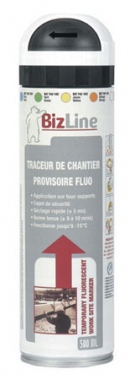 Traeur de chantier couleur blanc tte bas