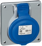 Prise tableau - 32 Amp�res - 2P+T - IP44 - Bleu - Legrand 555484