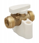 Robinet gaz - ROAI - M�le / M�le - Diam�tre 15 x 21 mm - Genius - Avec bouchon et attache - En coque - Banides 0295521