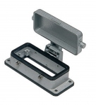 Embase Encastr�e - 4 Pivots - Avec couvercle - Gabarit 77.27 - ILME CHI16CS