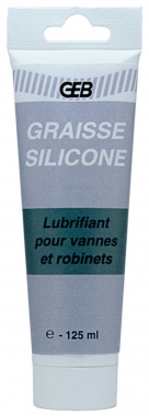 Graisse silicone pour robinetterie - Tube de 125 ml - Geb