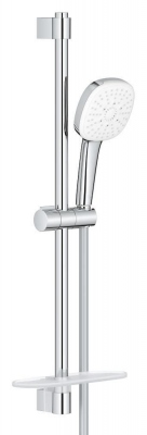 Barre de douche - Grohe Tempesta Cube - 3 Jets - Avec tablette - Chrom� - Grohe 27576003