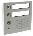 Bticino Sfera - Fa�ade audio micro+HP 2BP couleur argent