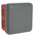 Boite de d�rivation �tanche 80 x 80 x 45 mm Legrand Plexo entr�e d�foncable gris rouge