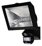 Projecteur halog�ne 500 Watts noir avec d�tecteur de mouvement