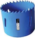 Scie tr�pan - Pour m�tal - Dents Bim�tal C08 - Diam�tre 76 mm - Novipro 9641076