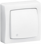 Va et vient ou bouton poussoir - Lumineux - Complet - Blanc - Legrand 086017L