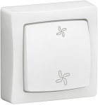 Va et vient - Commande ventilation - Complet - Blanc - Legrand 086016L