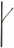 Flexible de porte invisible - 65 cm - Pour porte ouvrante � 180 degr�s - CDVI DL600