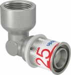 Coude � sertir - 90� - Taraudage femelle - S-Press PLUS - 16 mm vers 1/2 - Uponor 1070539