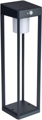 Borne � Led - Europole ZURYA SOLAR - 4.4W - 3000K - 50 cm - Gris - Europole 69882
