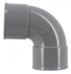 Coude PVC - Femelle / Femelle - 87�30 - Simple - Diam�tre 50 mm - Nicoll UCJ88