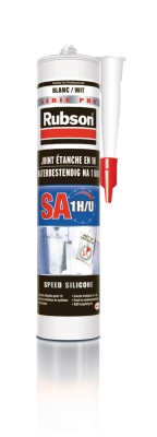 Mastic silicone - Rubson SA1H - Blanc - Cartouche de 280ml - Rubson 1317429