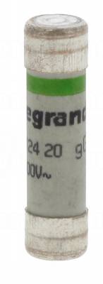 Fusible cartouche cylindrique - 8.5 x 31.5 - 20 Amp�res � voyant