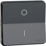 Interrupteur bipolaire - Gris - Composable - Mureva styl - Schneider electric MUR35034
