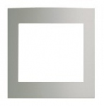 Bticino Sfera - Enjoliveur 1 module couleur argent Allmetal