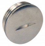 Bouchon de fermeture - En laiton Nickel� - Filetage M32 - ILME ASM32B