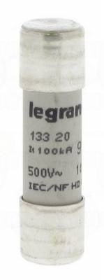 Fusible cartouche cylindrique - 10 x 38 - 20 Amp�res - Type gG HPC - Sans voyant