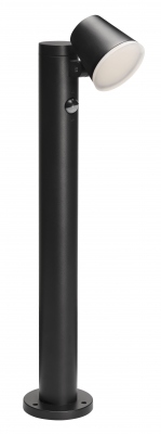 Borne Ext�rieure - Aric PIXO LED - 12.5W - 3000K - Gris anthracite - D�tecteur - ARIC 51401