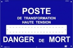 Affiche - POSTE DE TRANSFORMATION HAUTE TENSION - CATU APR-108-4