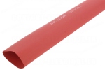 Gaine thermortractable rouge de 39  13 mm