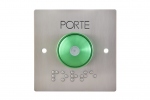 Bouton poussoir de sortie - NO / NF - Avec LED et buzzer - Aiphone BP60LA