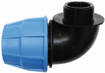 Raccord coud� - M�le - Diam�tre 32 mm - 26 x 34 - Pour tube PE - Sferaco 1014032