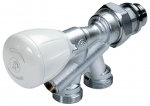 Robinet monotube 4 voies - thermostatisable - Diam�tre 15 x 21 - 18 - Giacomini R437X039