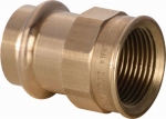 Manchon � sertir - Cuivre - Femelle diam�tre 12 mm vers 3/8 - Sachet de 2 - Altech ALT02P4270G1203