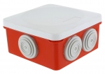 Boite de d�rivation - Optibox - 80 x 80 x 42 mm - Rouge - BLM Distribution 515303
