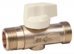 Robinet gaz - M�le / M�le - Diam�tre 20 x 27 mm - MOP 0.5 - Banides 22017015