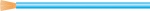 Fil Souple - H05-VK - 1 x 1 mm - Bleu clair - RAL5024 - Couronne de 100 Mtres