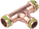 T� r�duit � sertir - Pour tube cuivre - Diam�tre 54 - 28 - 54 mm - Comap 5130RVW542854
