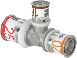 T� � sertir - R�duit - S-Press PLUS - 25 mm vers 16 mm vers 20 mm - Uponor 1070573