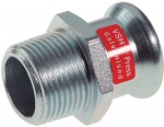 Raccord mixte filet� - Electrozingu� - Z7243G VSH Press - A sertir et � visser m�le - 18 - 15 x 21 - Comap M6202295