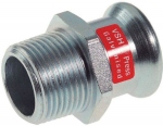Raccord mixte filet� - Electrozingu� - Z7243G VSH Press - A sertir et � visser m�le - 15 - 15 x 21 - Comap M6202284