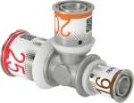 T� � sertir - R�duit - S-Press PLUS - 25 mm vers 20 mm vers 16 mm - Uponor 1070575