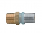 Raccord droit - M�le - Pour tube multicouche - 16 vers 3/8 - Lot de 2 - Altech 4434790